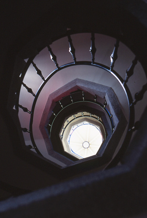 Spiral stairs in a tower