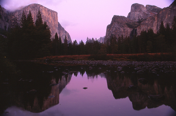 classical Yosemite Valley view